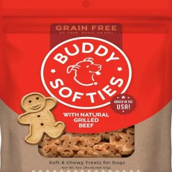 Buddy Biscuits Soft & Chewy Grain Free Grilled Beef Dog Treats (5 oz)
