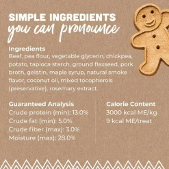 Buddy Biscuits Soft & Chewy Grain Free Grilled Beef Dog Treats (5 oz)