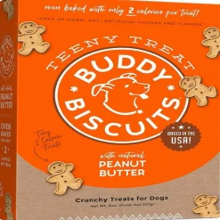 Buddy Biscuits Teeny Oven Baked Crunchy Dog Treats With Peanut Butter (8 oz)