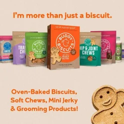 Buddy Biscuits Teeny Oven Baked Crunchy Dog Treats With Peanut Butter (8 oz)