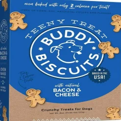 Buddy Biscuits Teeny Oven-Baked Crunchy Bacon & Cheese Dog Treats (8 oz)