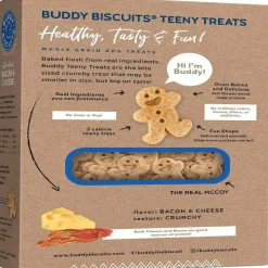 Buddy Biscuits Teeny Oven-Baked Crunchy Bacon & Cheese Dog Treats (8 oz)