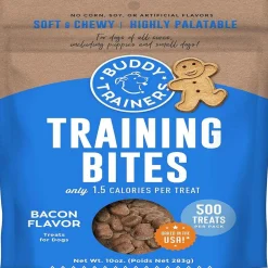 Buddy Trainers Training Bites Soft & Chewy Bacon Flavored Dog Treats (10 oz)