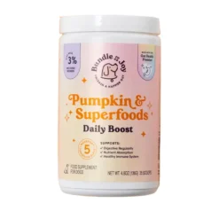 Bundle x Joy Pumpkin & Superfoods Daily Boost Supplemet for Dogs (4.8 oz)