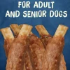 Busy Rib Hide Long-Lasting Beef Hide Chew Small/Medium Dog Treat, 6 count