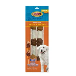 Cadet Gourmet Beef Hide X-LARGE Shish Kabob Dog Treats
