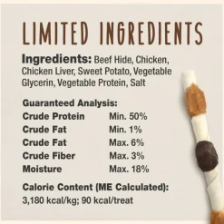 Cadet Gourmet Beef Hide X-LARGE Shish Kabob Dog Treats