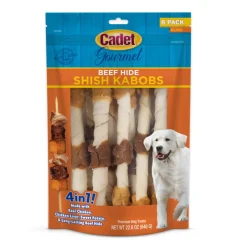 Cadet Gourmet Beef Hide X-LARGE Shish Kabob Dog Treats