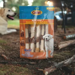 Cadet Gourmet Beef Hide X-LARGE Shish Kabob Dog Treats