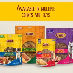 Cadet Gourmet Chicken-Wrapped Sweet Potato Treats for Dogs (14 oz)