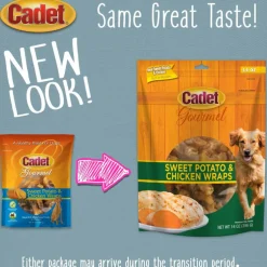 Cadet Gourmet Chicken-Wrapped Sweet Potato Treats for Dogs (14 oz)