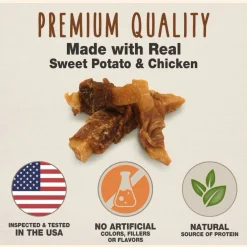 Cadet Gourmet Chicken-Wrapped Sweet Potato Treats for Dogs (14 oz)