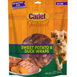 Cadet Gourmet Sweet Potato & Duck Wrapped Treats for Dogs