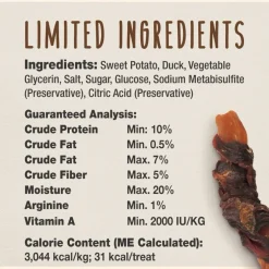 Cadet Gourmet Sweet Potato & Duck Wrapped Treats for Dogs