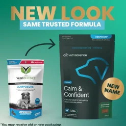 Calm & Confident Chews Bacon Flavor for Dogs