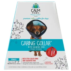 Calm Paws Caring Collar with Caming Disk for Dogs