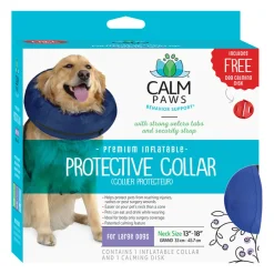 Calm Paws Inflatable Protective Collar for Dogs & Cats