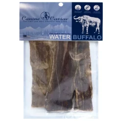 Canine Caviar Buffalo Jerky Flat 6" Dog Treat (3 pieces)