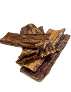 Canine Caviar Buffalo Jerky Flat 6