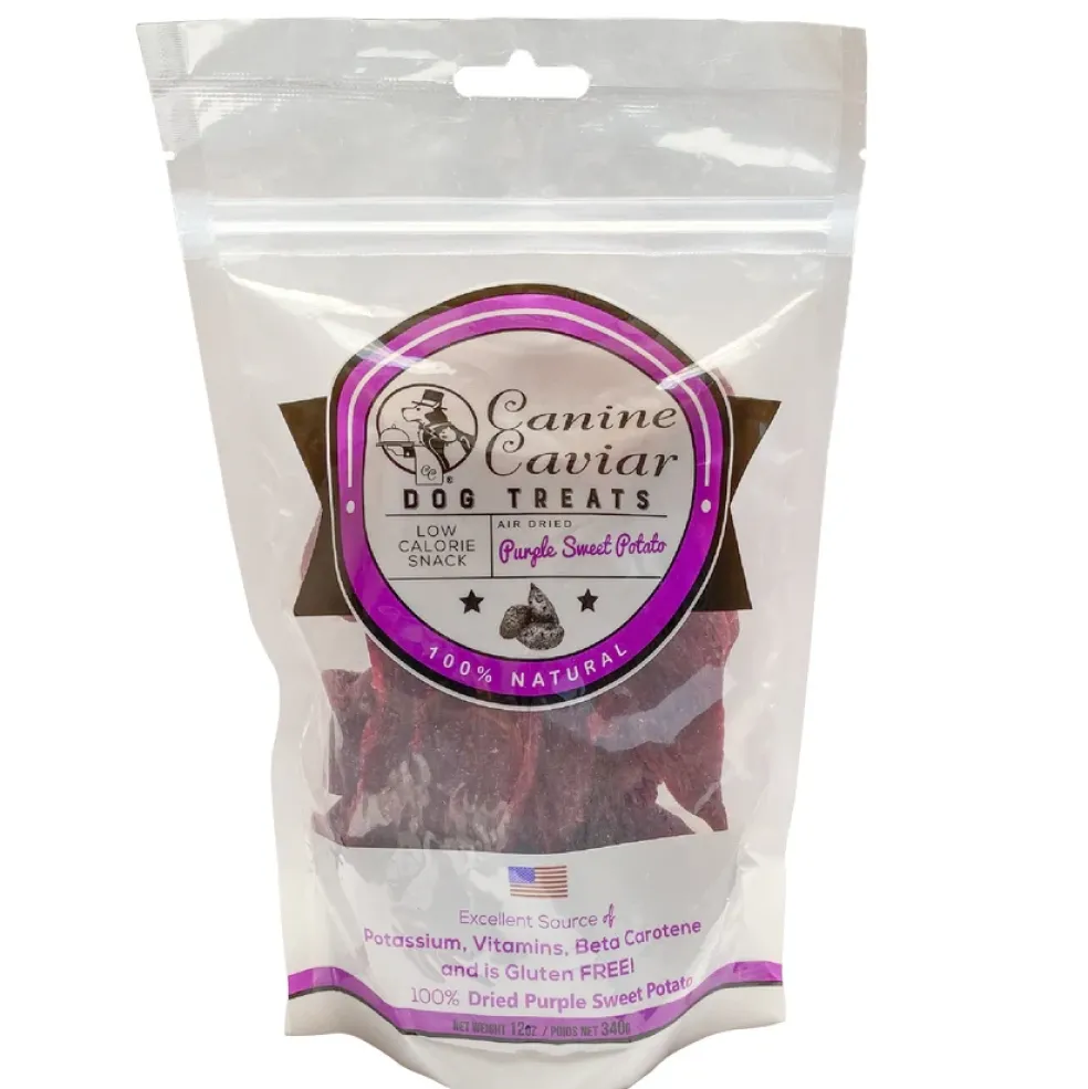 Canine Cavier Dried Purple Sweet Potato Dog Treats