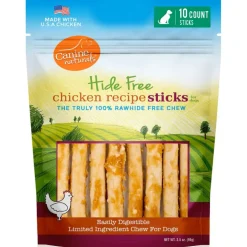 Canine Naturals Hide Free Chicken Recipe Sticks Dog Treats