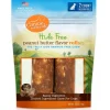 Canine Naturals Hide Free Peanut Butter Flavor Rolls Dog Treats (2 Medium Rolls)