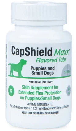 CapShield Maxx Flea Protection Flavored Tablets for Dogs
