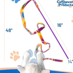 Cat Dancer Charmer Toy For Cats, Color Varies