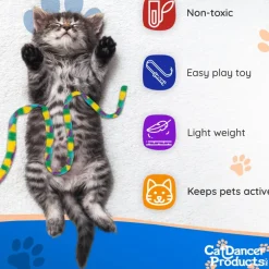 Cat Dancer Charmer Toy For Cats, Color Varies