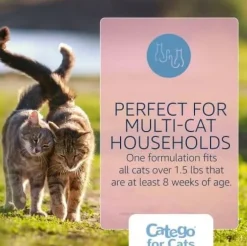 Catego Flea & Tick Spot Treatment for Cats over 1.5 lbs