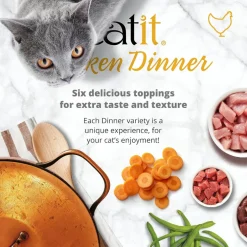 Catit Chicken Dinner with Tuna & Kale Wet Cat Food (2.8 oz)