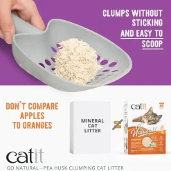 Catit Go Natural! Pea Husk Clumping Cat Litter
