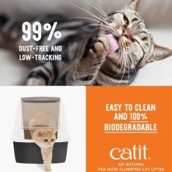 Catit Go Natural! Pea Husk Clumping Cat Litter