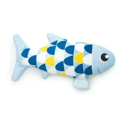 Catit Groovy Fish Motion-Activated Catnip Cat Toy, Blue