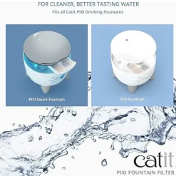 Catit PIXI Drinking Fountain Replacement Filters – Triple Action Filtration