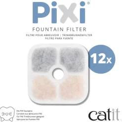 Catit PIXI Drinking Fountain Replacement Filters – Triple Action Filtration