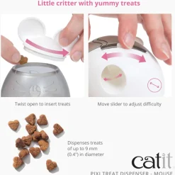 Catit PIXI  Mouse Shape Treat Dispenser for Cats