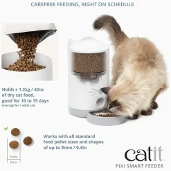 Catit PIXI Smart Feeder, App-Controlled Automatic Cat Feeder