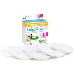 Catit Triple Action Fountain Filters For Catit Flower Fountains