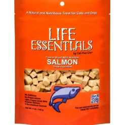 Cat-Man-Doo Life Essentials Freeze-Dried Wild Alaskan Salmon Treats For Cats & Dogs
