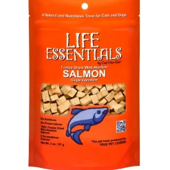 Cat-Man-Doo Life Essentials Freeze-Dried Wild Alaskan Salmon Treats For Cats & Dogs