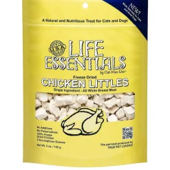 Cat-Man-Doo Life Essentials Freeze-Dried Chicken Littles Treats For Cats & Dogs (5 oz)