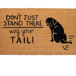4 Cats & Dogs Wag Your Tail Rectangular Entrance Mat
