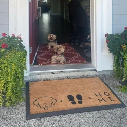 4 Cats & Dogs Wag Your Tail Rectangular Entrance Mat