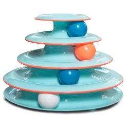 Catstages Chase Meowtain Interactive 4-Tier Track Toy For Cats