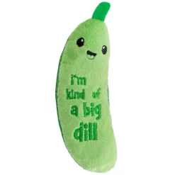 Catstages Crunchy Pickle Kicker Plush Cat Toy with Catnip