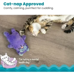Catstages Purr Pillow Plush Cat Toy, Violet