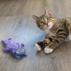 Catstages Purr Pillow Plush Cat Toy, Violet