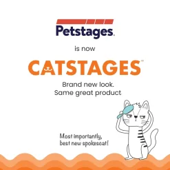 Catstages Straw-Babies Catnip Dental Cat Toys- 3 count