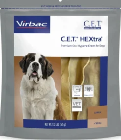 C.E.T. HEXtra Dental Chews for Large Dogs Over 50 lbs